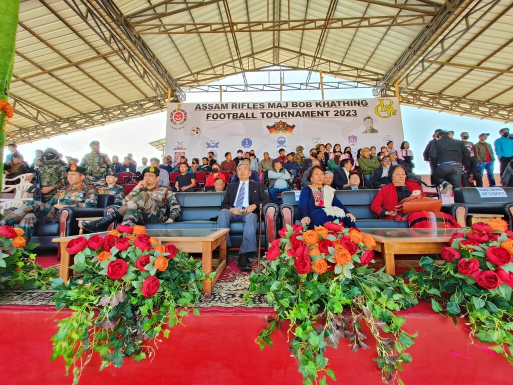 Maj Ralengnao Bob Khathing’s statue unveiled at Awontang The Frontier